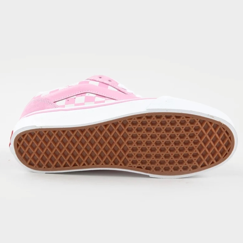 Vans Pink Knu Skool Prism Pink Checkered Womens Sneakers Size 6.5 Juniors Travel - Picture 7 of 16